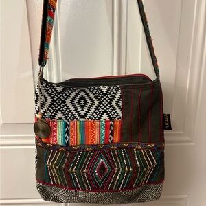 Colorful Geometric Crossbody Bag
